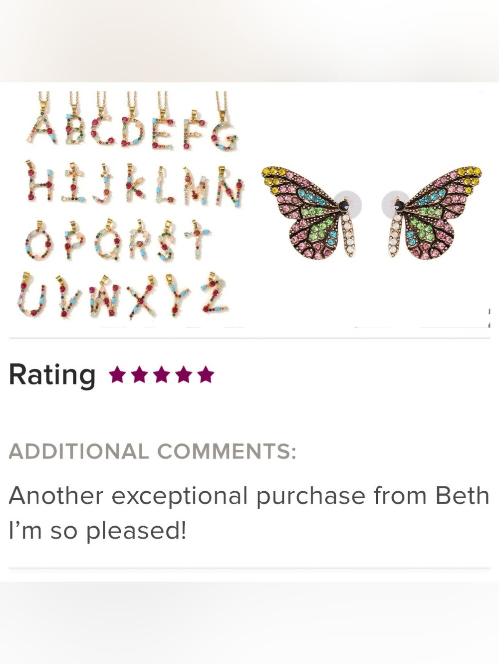 Butterfly Wings Rhinestone Stud Earrings Pastel Multi-color - Picture 4 of 17